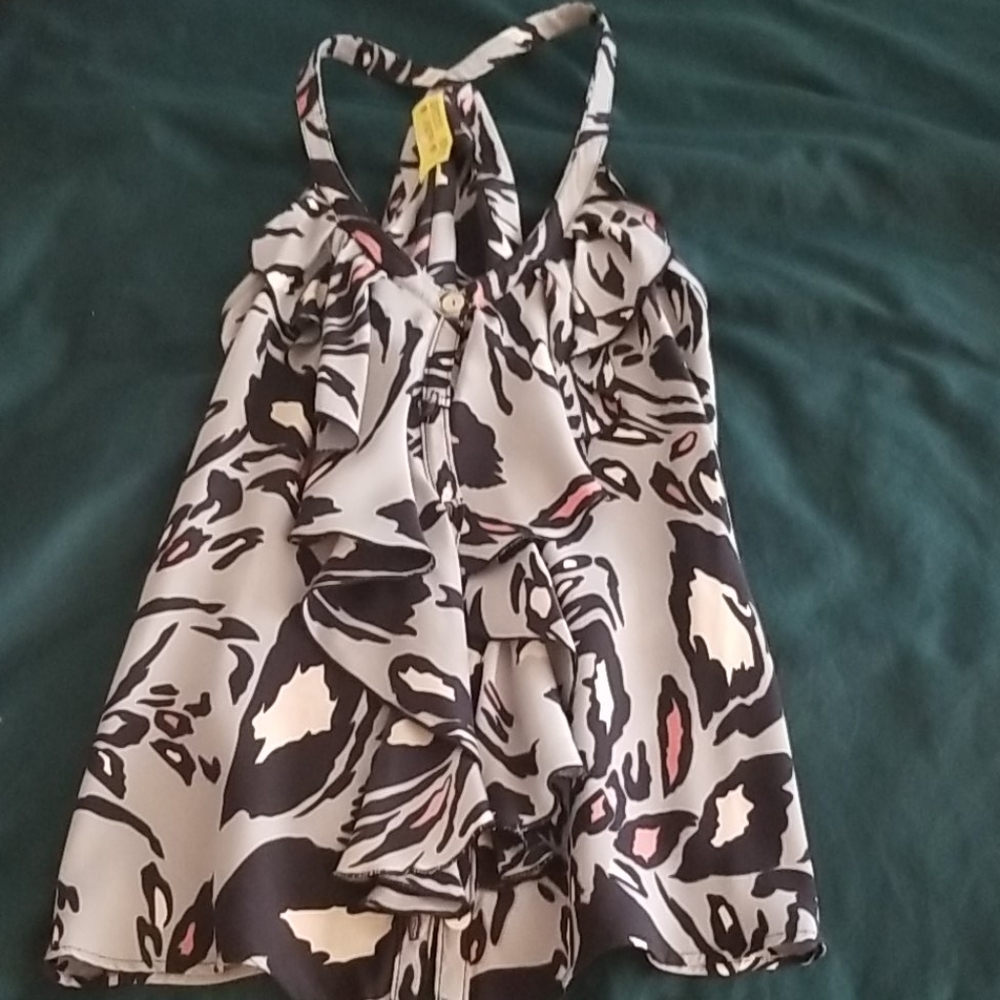 CLOSET CLOSING AQUA Silk Blouse